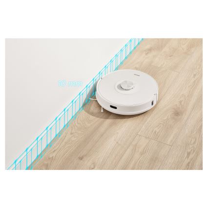 Sencor - Aspirador robótico 2 em 1 com mop, 50 W/5000 mAh, Wi-Fi, branco + controlo remoto