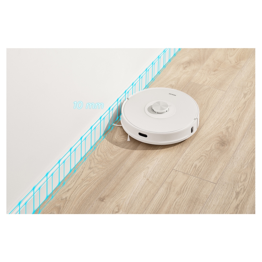 Sencor - Aspirador robótico 2 em 1 com mop, 50 W/5000 mAh, Wi-Fi, branco + controlo remoto
