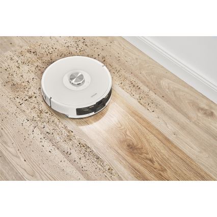 Sencor - Aspirador robótico 2 em 1 com mop, 50 W/5000 mAh, Wi-Fi, branco + controlo remoto