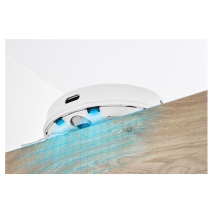 Sencor - Aspirador robótico 2 em 1 com mop, 50 W/5000 mAh, Wi-Fi, branco + controlo remoto