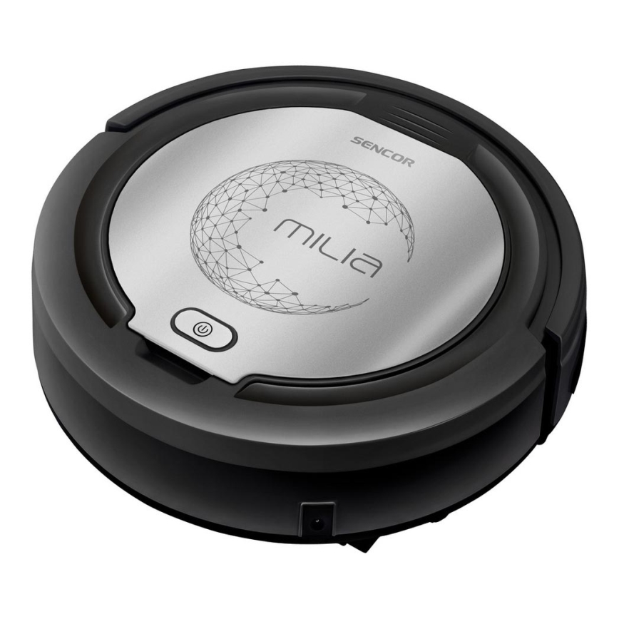 Sencor - Aspirador robô 2em1 15W/14,4V 1500 mAh preto