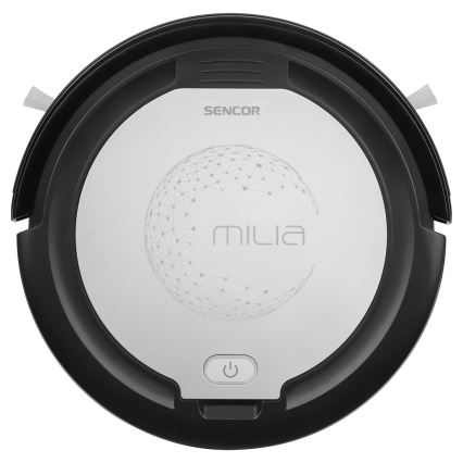 Sencor - Aspirador robô 2em1 15W/14,4V 1500 mAh preto