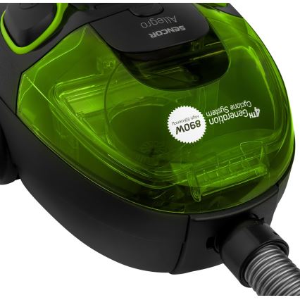 Sencor - Aspirador sem saco 1,5 l 890W/230V verde/preto