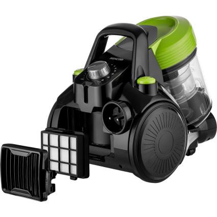Sencor - Aspirador sem saco 2 l 700W/230V preto/verde