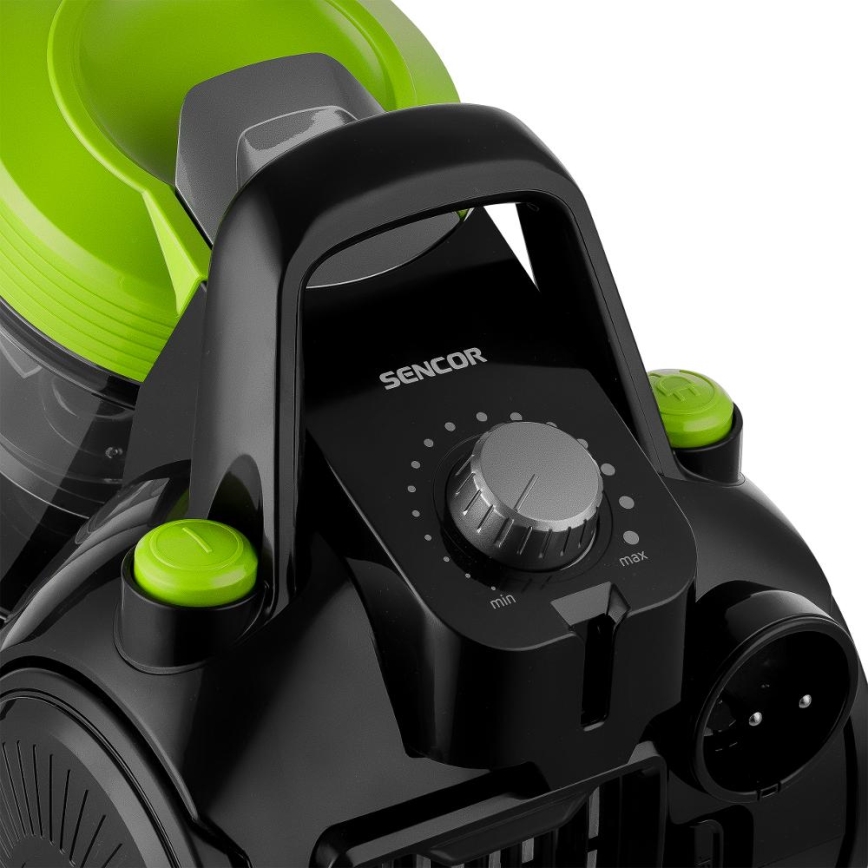 Sencor - Aspirador sem saco 2 l 700W/230V preto/verde