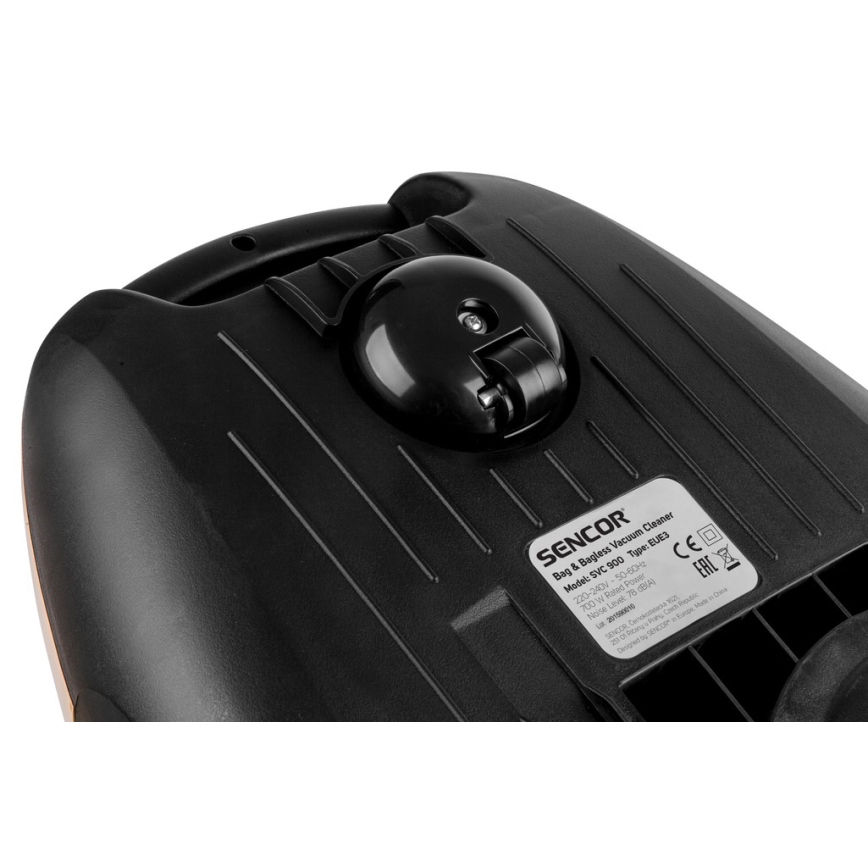 Sencor - Aspirador sem saco/com saco 4,5 l/3 l 700W/230V ouro