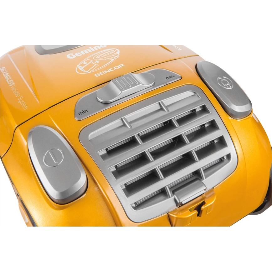 Sencor - Aspirador sem saco/com saco 4,5 l/3 l 700W/230V ouro