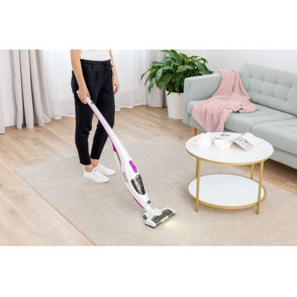 Sencor - Aspirador vertical 2em1 110W/14,8V 2200 mAh branco
