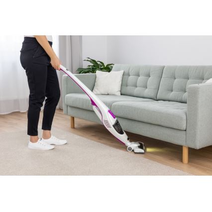 Sencor - Aspirador vertical 2em1 110W/14,8V 2200 mAh branco