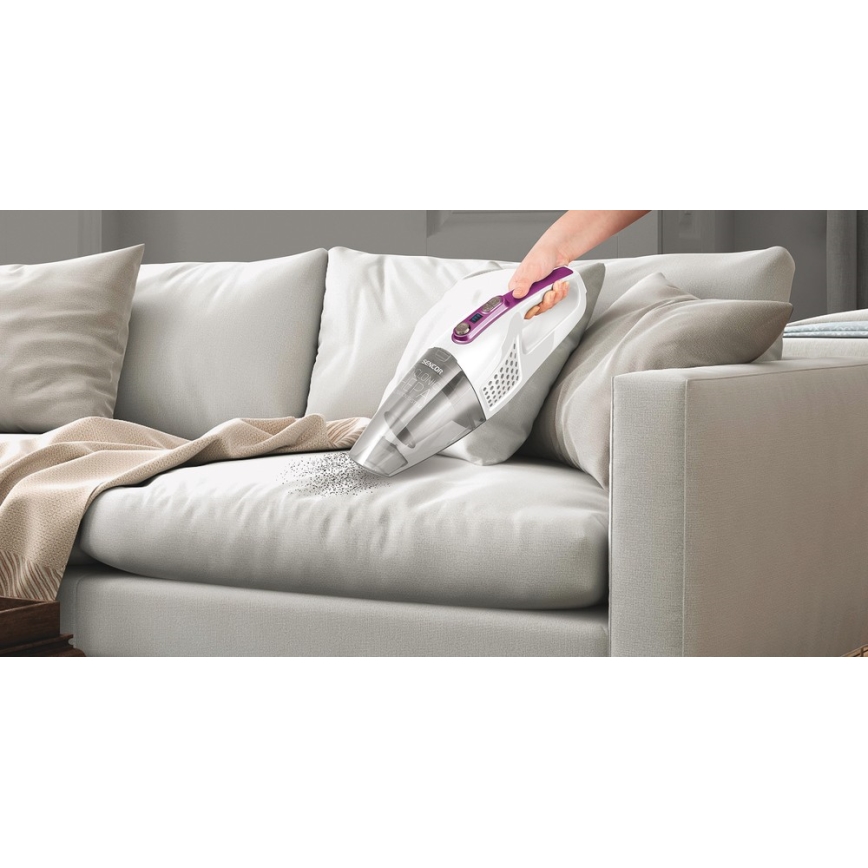 Sencor - Aspirador vertical 2em1 110W/14,8V 2200 mAh branco