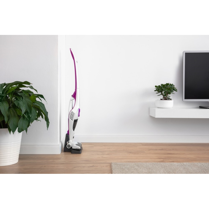 Sencor - Aspirador vertical 2em1 110W/14,8V 2200 mAh branco