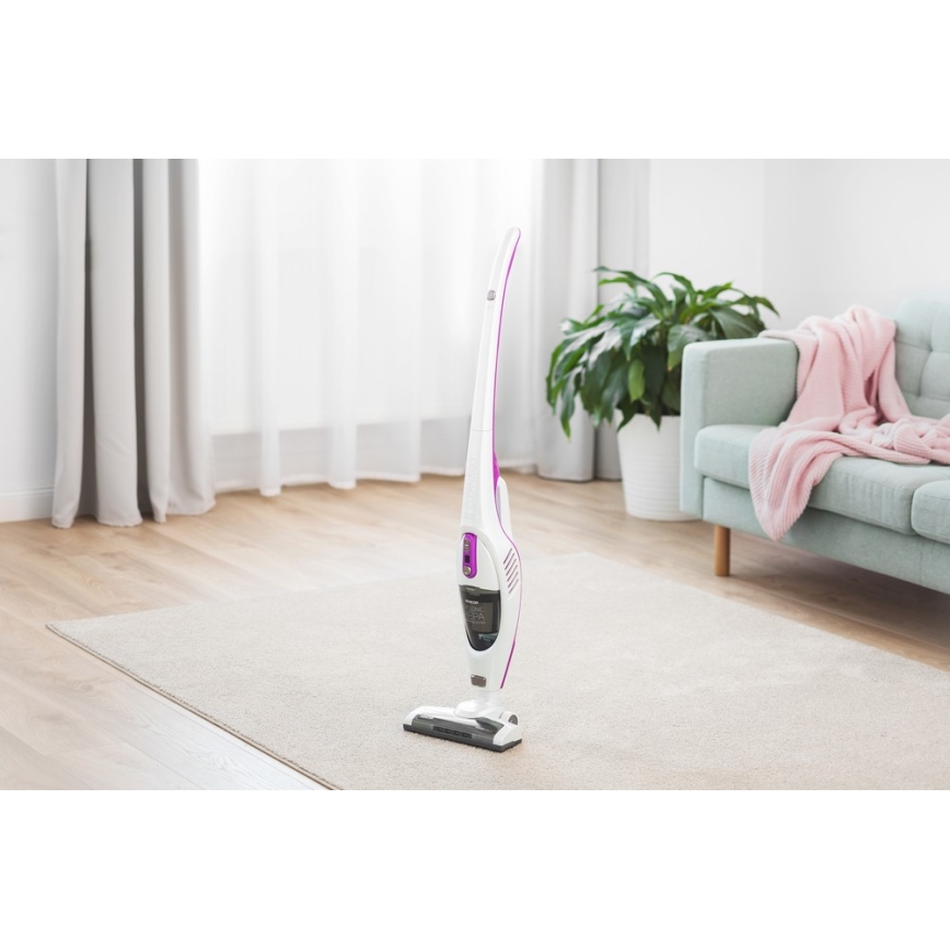 Sencor - Aspirador vertical 2em1 110W/14,8V 2200 mAh branco