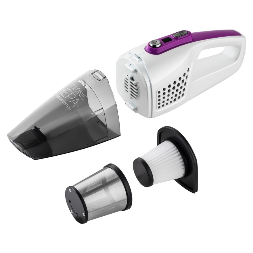 Sencor - Aspirador vertical 2em1 110W/14,8V 2200 mAh branco