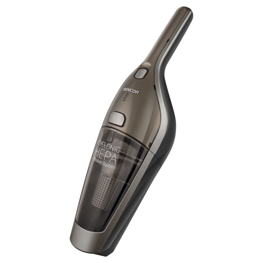Sencor - Aspirador vertical 2em1 110W/21,6V 2000 mAh cinzento