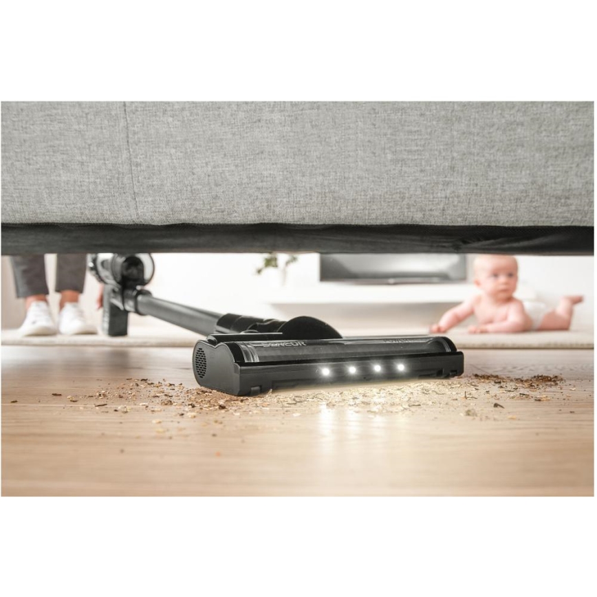 Sencor - Aspirador vertical sem fio 2 em 1 250W/2200 mAh preto