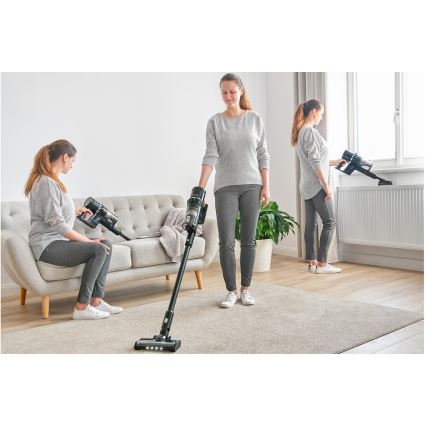 Sencor - Aspirador vertical sem fio 2 em 1 250W/2200 mAh preto