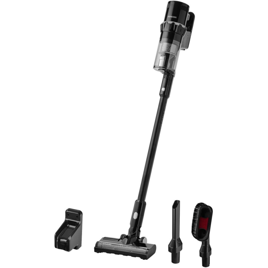 Sencor - Aspirador vertical sem fio 2 em 1 250W/2200 mAh preto