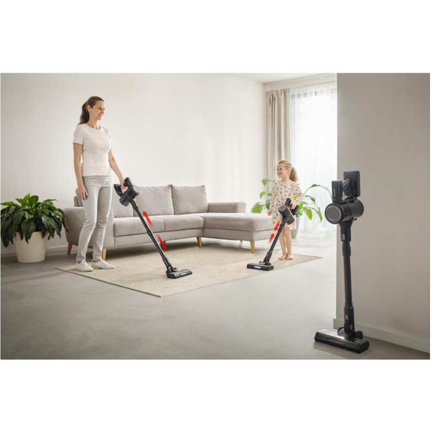 Sencor - Aspirador vertical sem fios 2 em 1 200W/2600 mAh preto