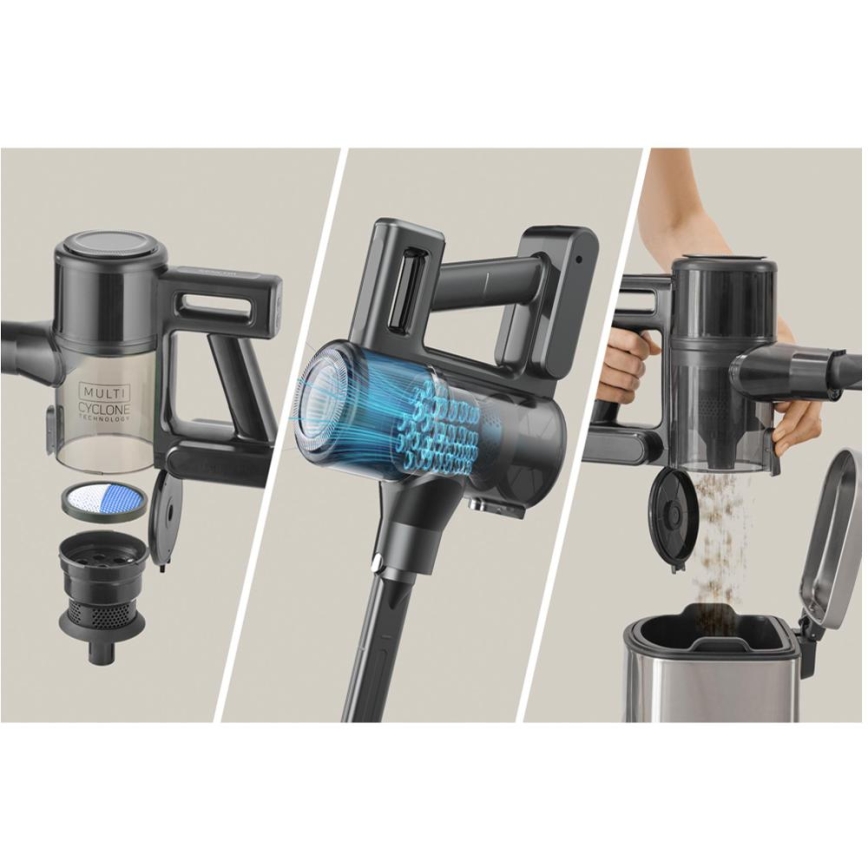 Sencor - Aspirador vertical sem fios 2 em 1 200W/2600 mAh preto