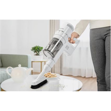 Sencor - Aspirador vertical sem fio 2 em 1 250W/2200 mAh branco