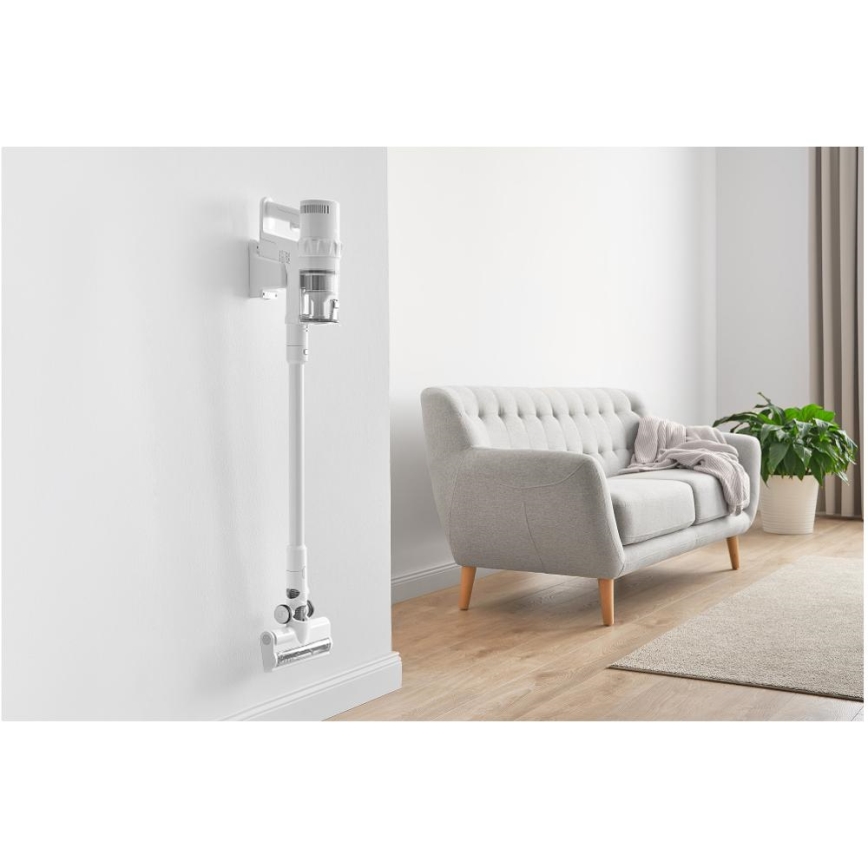 Sencor - Aspirador vertical sem fio 2 em 1 250W/2200 mAh branco