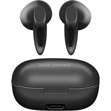 Sencor - Auscultadores sem fios 230 mAh + 2x 25 mAh IPX4 preto