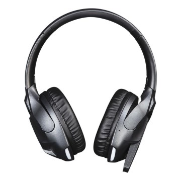 Sencor - Auscultadores sem fios com microfone 600 mAh preto