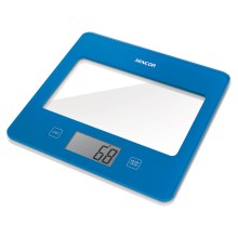 Sencor - Balança de cozinha digital 1xCR2032 azul