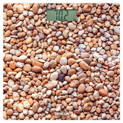 Sencor - Balança pessoal digital com ecrã LCD 1xCR2032