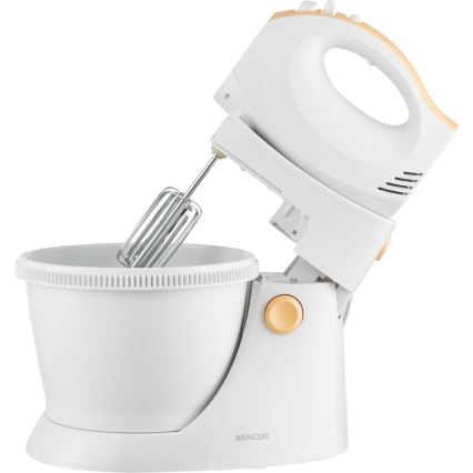 Sencor - Batedeira manual com um prato rotativo 500W/230V branco