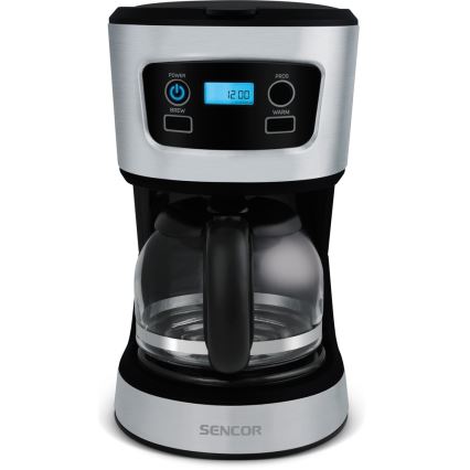 Sencor - Cafeteira de filtro com ecrã LCD 700W/230V