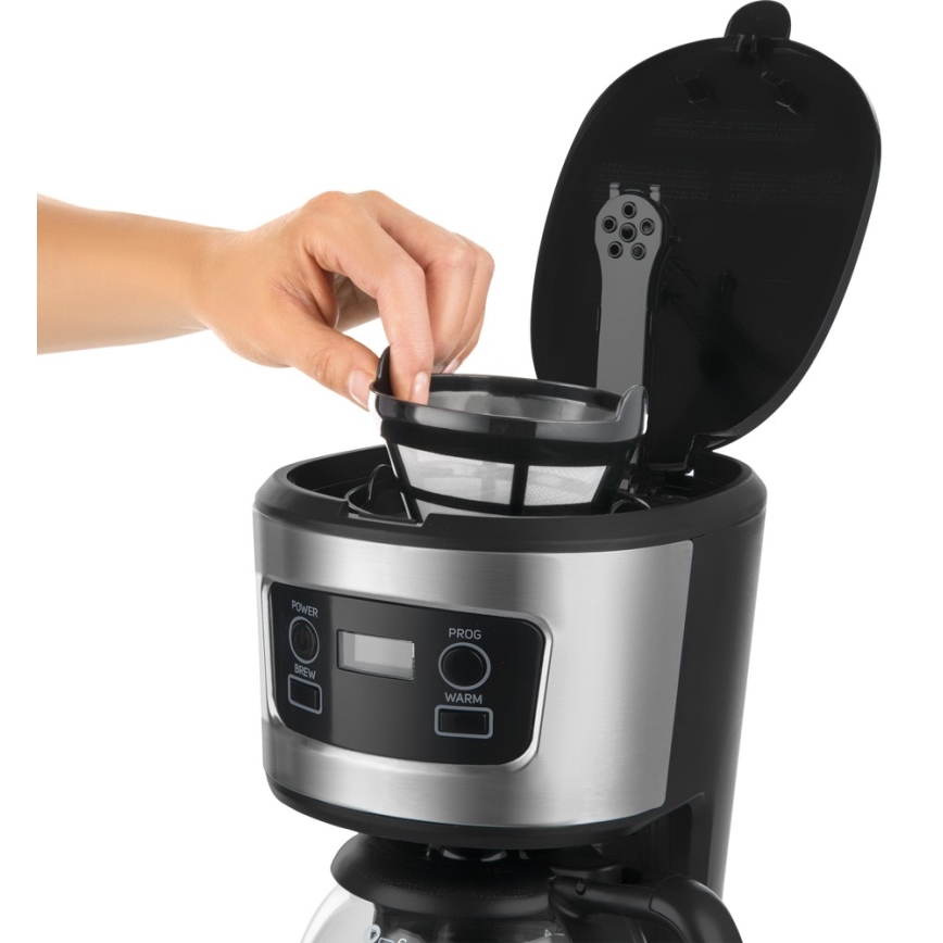 Sencor - Cafeteira de filtro com ecrã LCD 700W/230V