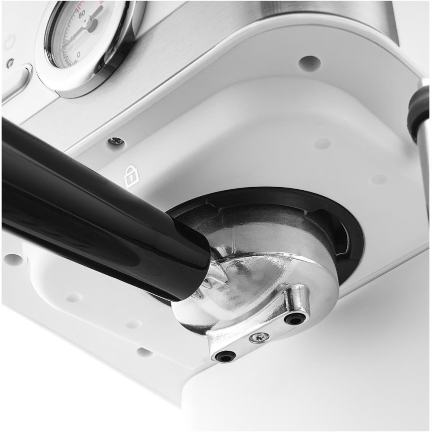 Sencor - Máquina de café espresso de palanca 1050W/230V blanca/cromo mate