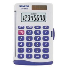 Sencor - Calculadora de bolso 1xLR41 branco/azul