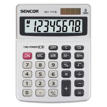 Sencor - Calculadora de mesa 1xLR41 prateada