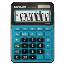 Sencor - Calculadora de mesa 1xLR44 azul/preto