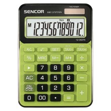 Sencor - Calculadora de mesa 1xLR44 verde/preto
