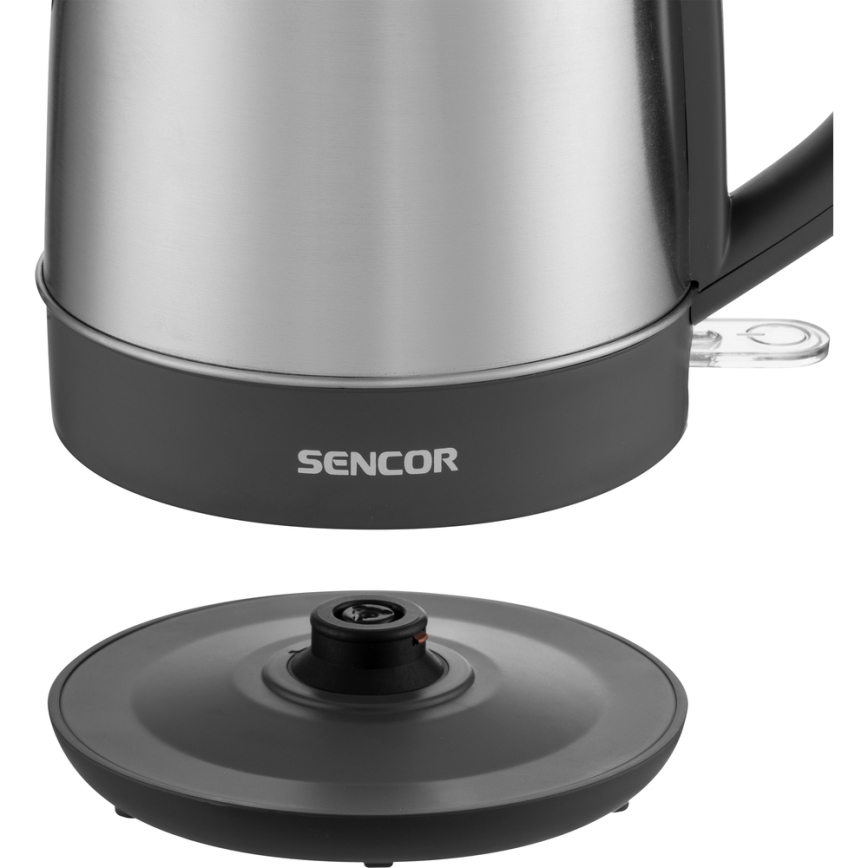 Sencor - Chaleira 1,2 l 2150W/230V aço inoxidável