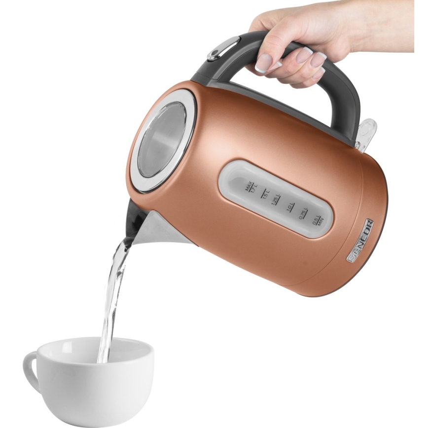 Sencor - Chaleira 1,7 l 2150W/230V cobre