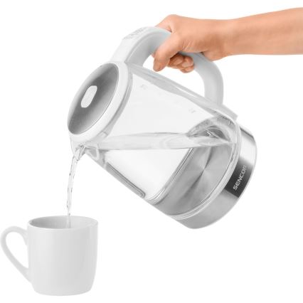 Sencor - Chaleira com termoregulação 2 l 2200W/230V branca