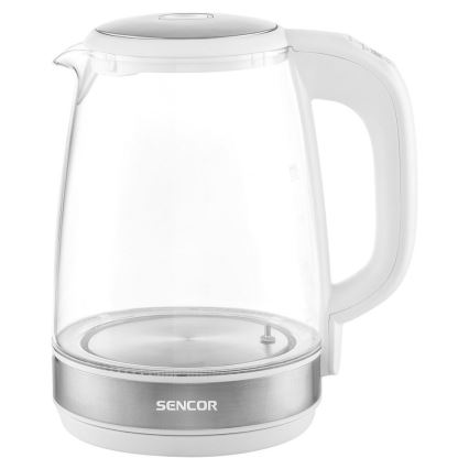 Sencor - Chaleira com termoregulação 2 l 2200W/230V branca