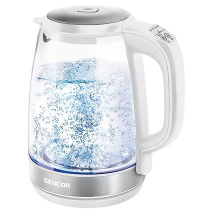 Sencor - Chaleira com termoregulação 2 l 2200W/230V branca