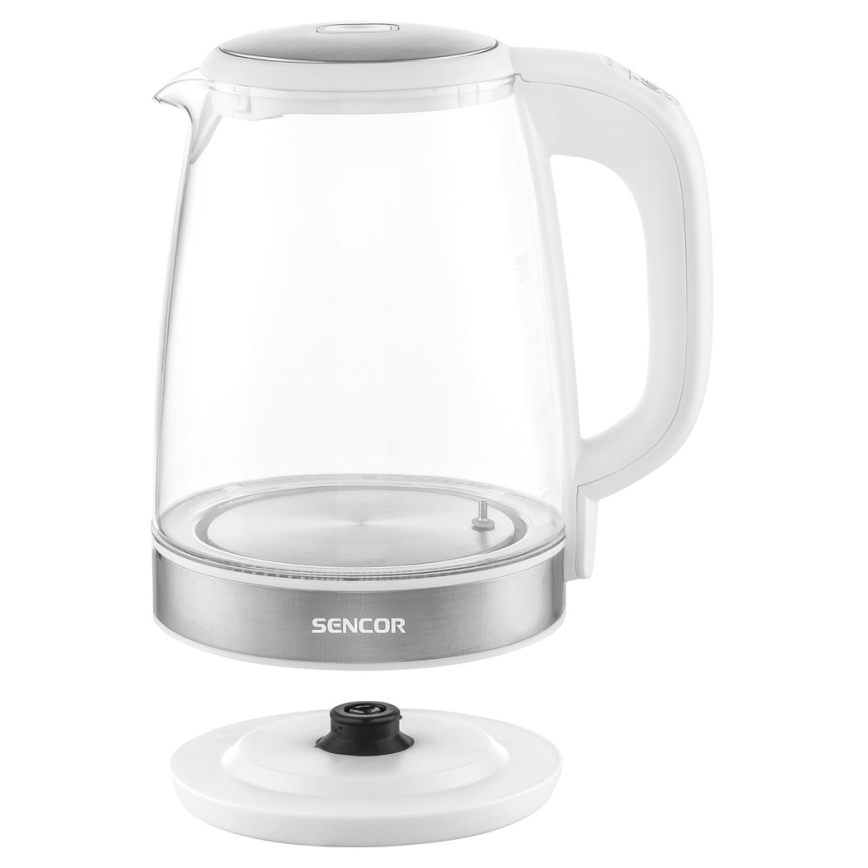 Sencor - Chaleira com termoregulação 2 l 2200W/230V branca