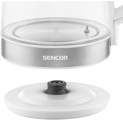 Sencor - Chaleira com termoregulação 2 l 2200W/230V branca