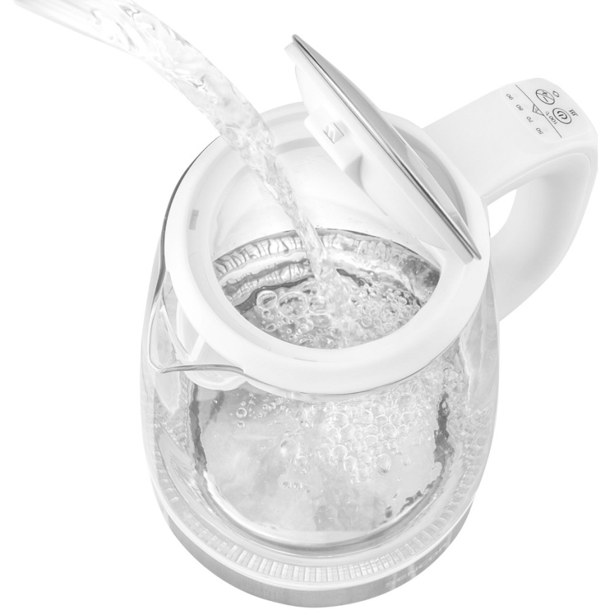 Sencor - Chaleira com termoregulação 2 l 2200W/230V branca