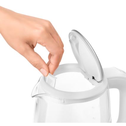 Sencor - Chaleira com termoregulação 2 l 2200W/230V branca