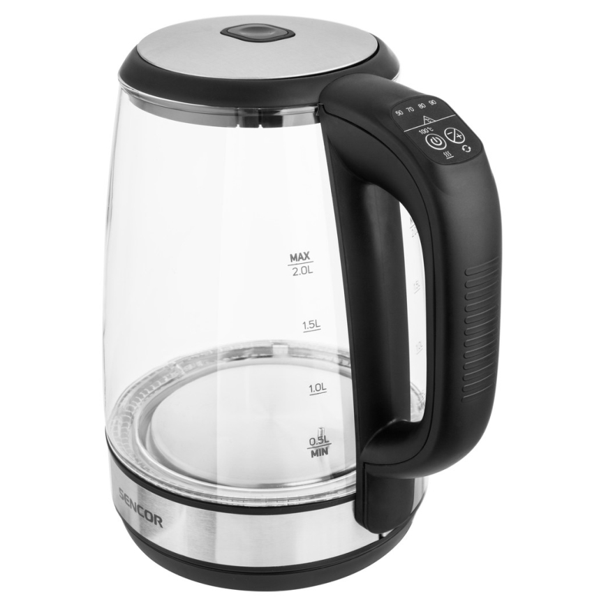 Sencor - Chaleira com termoregulação 2 l 2200W/230V