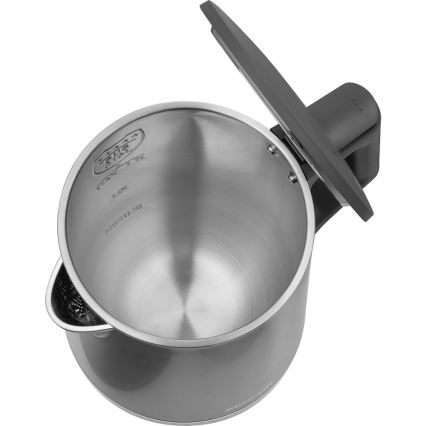 Sencor - Chaleira elétrica com controlo de temperatura 1,7 l 1800W/230V em aço inoxidável