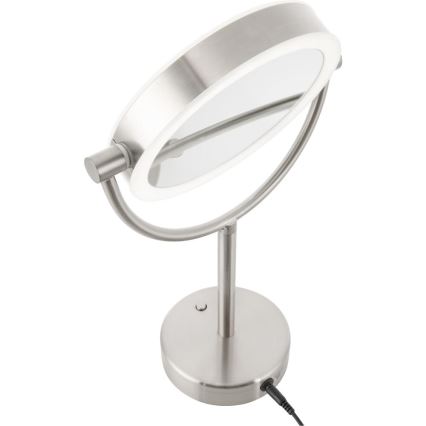 Sencor - Espelho de maquilhagem com iluminação LED LED/5W/230V inox