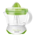 Sencor - Espremedor elétrico de citrinos 0,7 l 40W/230V branco/verde